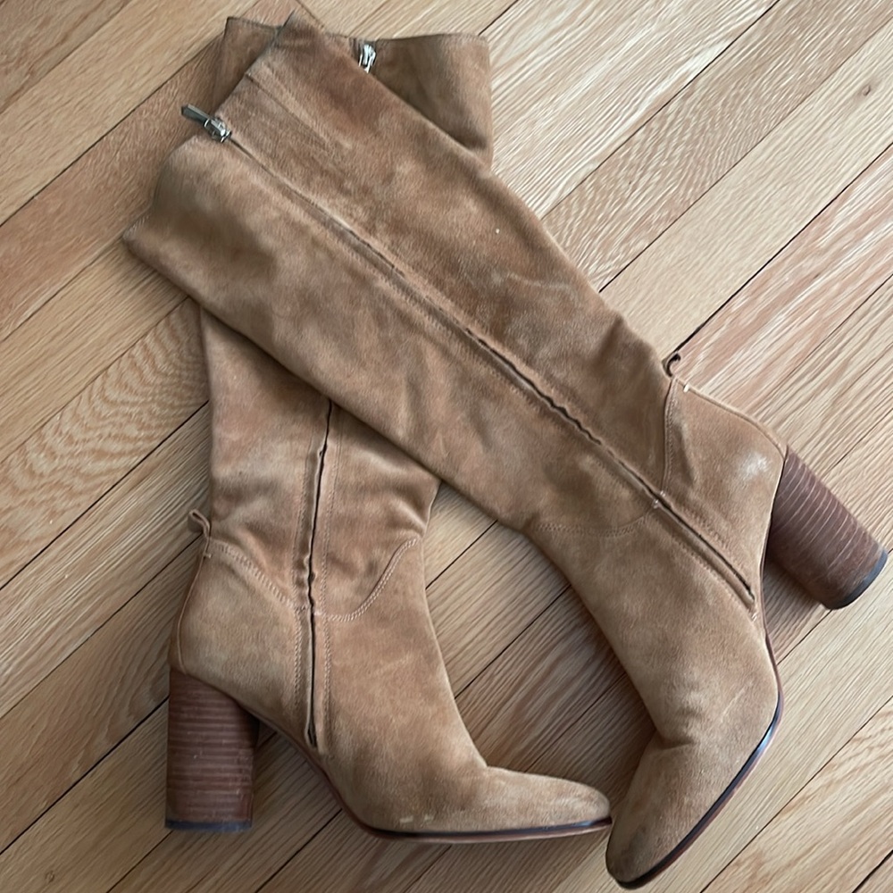 Sam Edelman Carmel Suede Boots - 8 - Picture 4 of 4